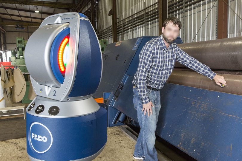3D Scan of Big Size Parts Using Faro Laser Tracker