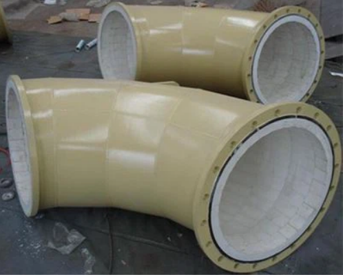 đường ống chống mài thép lót sứ Ceramic